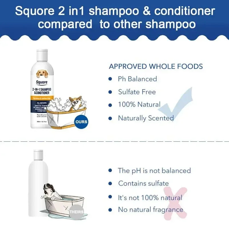 2 In 1 Natural Moisturizing Shampoo