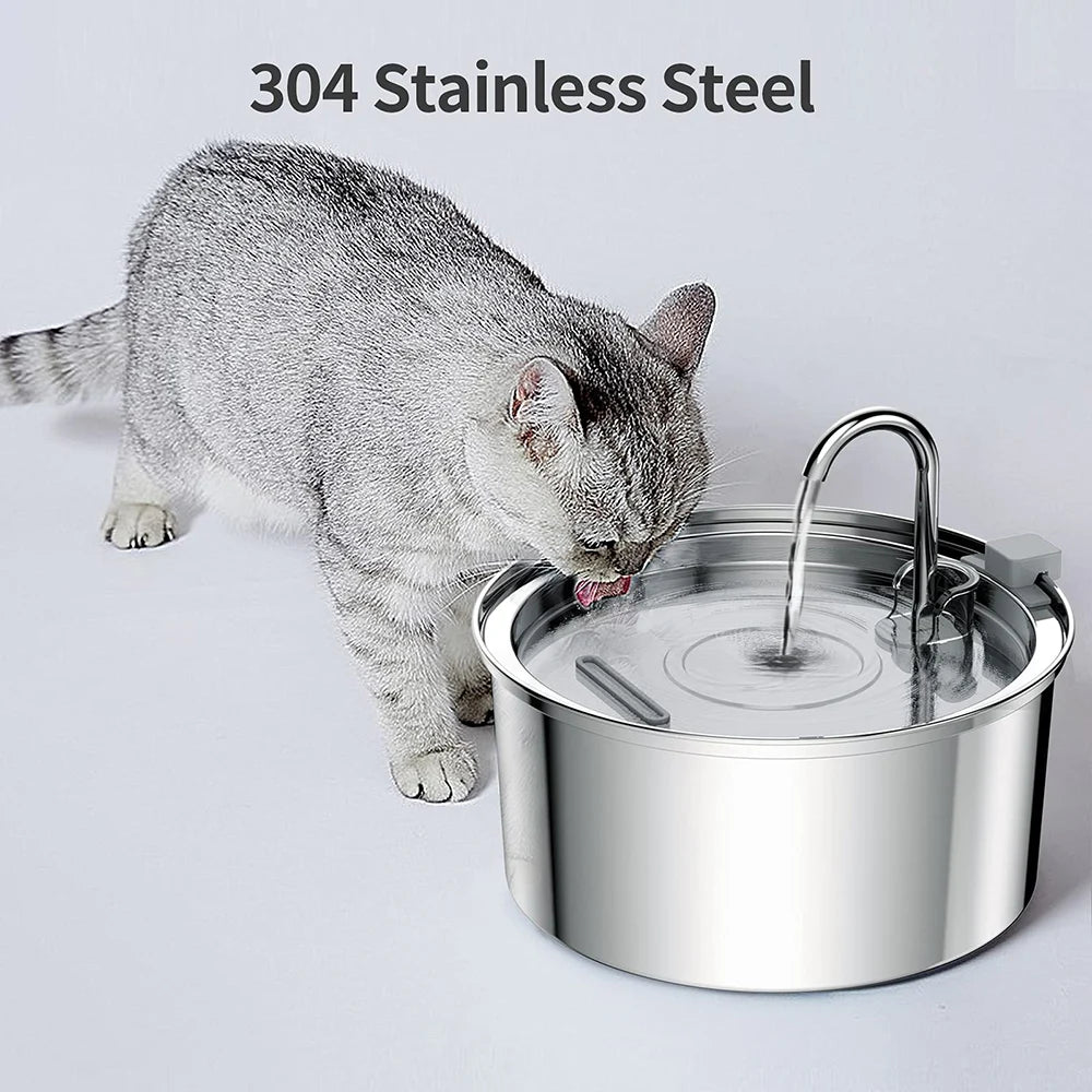 Smart Stainless Steel Pet Water Feeder