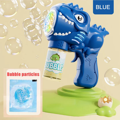 Fully Automatic Bubble Gun Rocket Bubbles Machine Automatic Blower with Bubble Liquid Toy for Kids Beach Outdoor Bubble Gifts