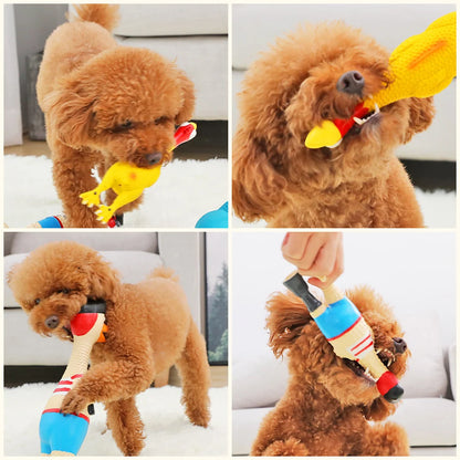 Durable Chicken Sound Squeeze Toy