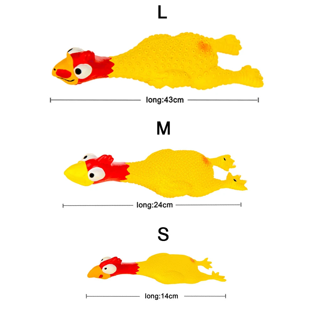 Durable Chicken Sound Squeeze Toy