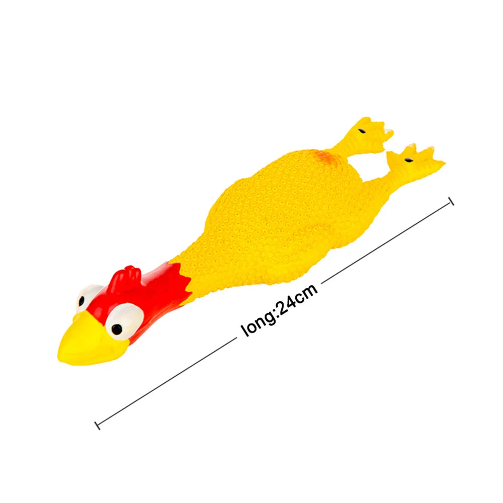 Durable Chicken Sound Squeeze Toy