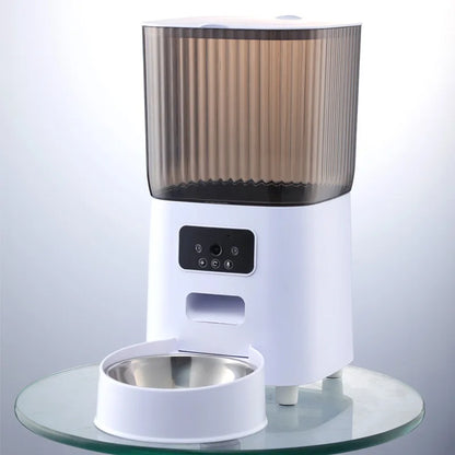 Amazing Double Bowl Smart Automatic Feeder With Camera 5L