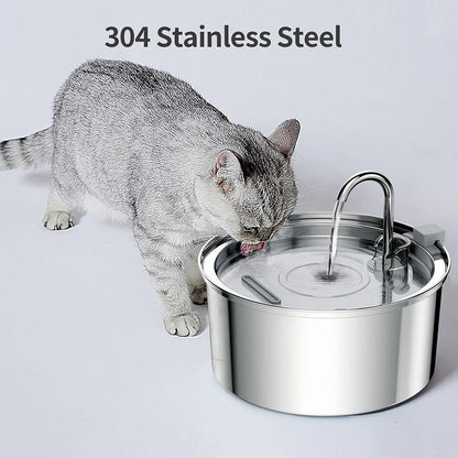 Smart Stainless Steel Pet Water Feeder