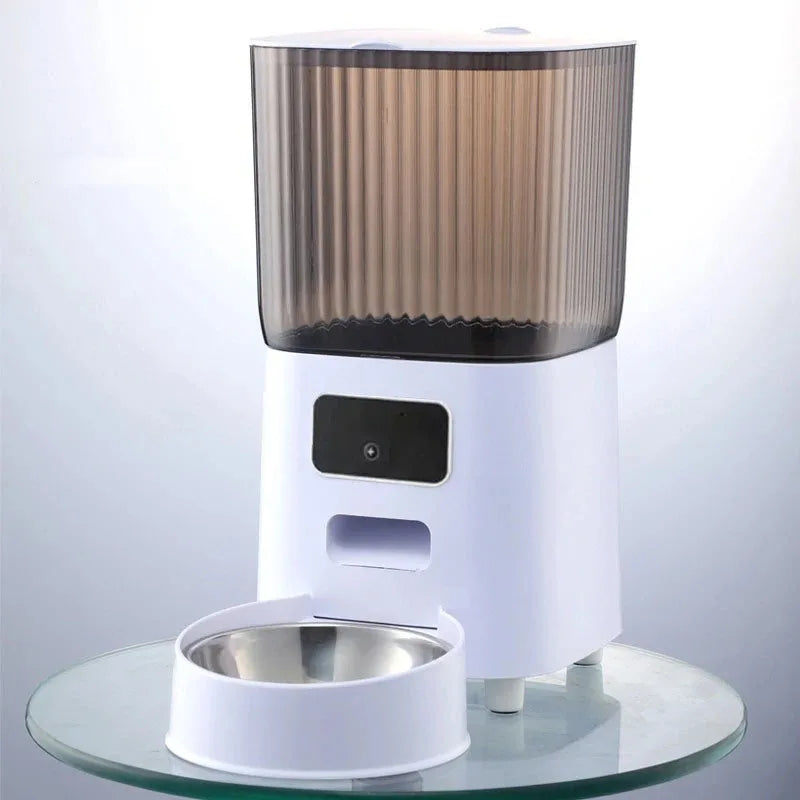 Amazing Double Bowl Smart Automatic Feeder With Camera 5L
