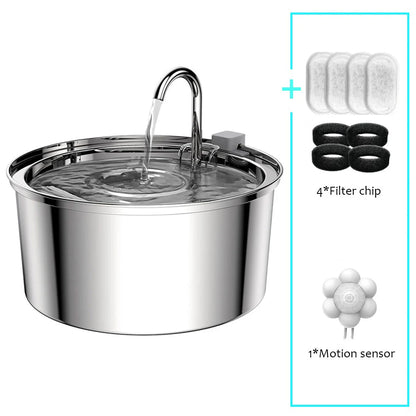 Smart Stainless Steel Pet Water Feeder