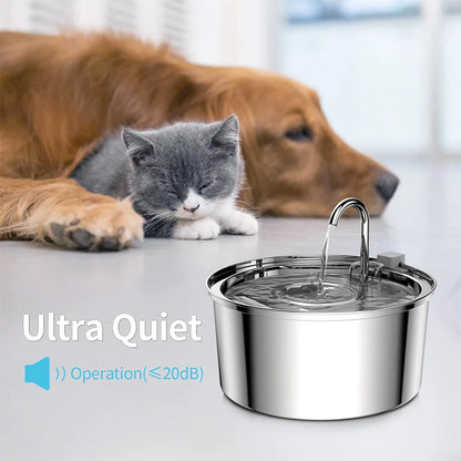 Smart Stainless Steel Pet Water Feeder