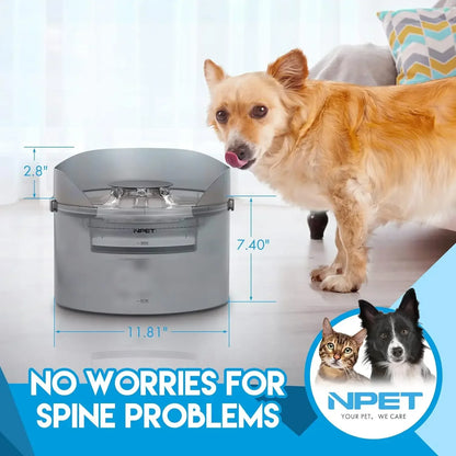 Automatic Dog Water Dispenser with Splatter Guard