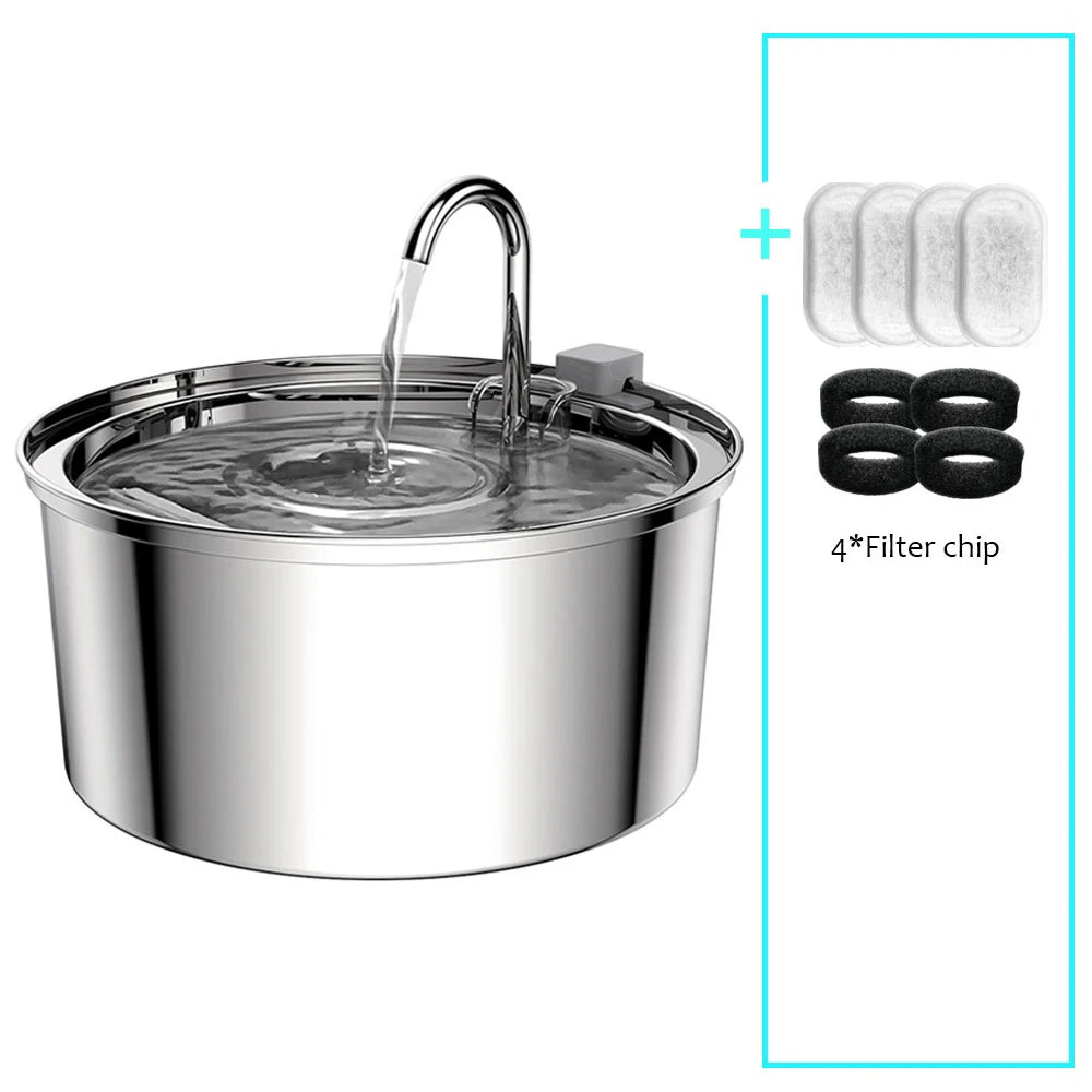 Smart Stainless Steel Pet Water Feeder