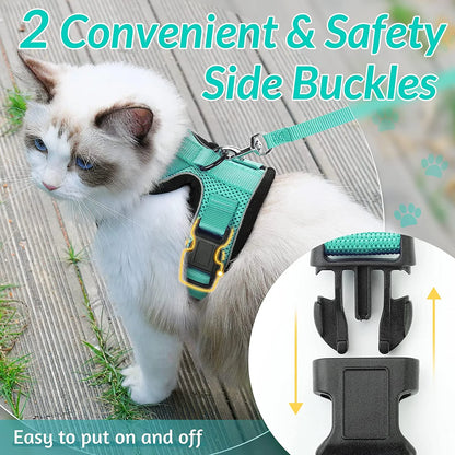 Escape Proof Soft Adjustable Vest Harnesses