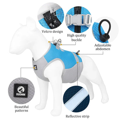 Adjustable Reflective Dog Cooling Vest Harness