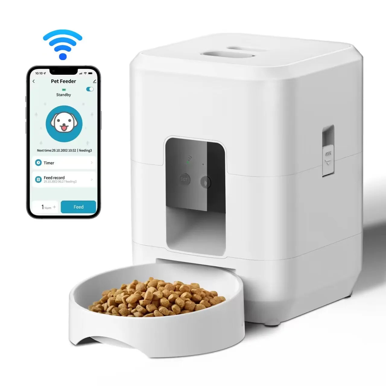 Smart Pet Feeder With Timed Quantitative