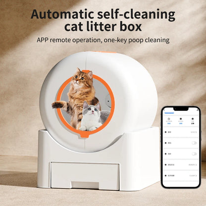 Self Cleaning Wi-Fi Closed Litter Box