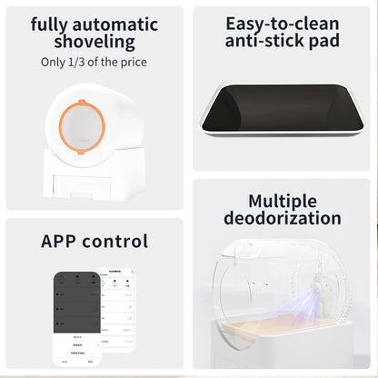 Self Cleaning Wi-Fi Closed Litter Box